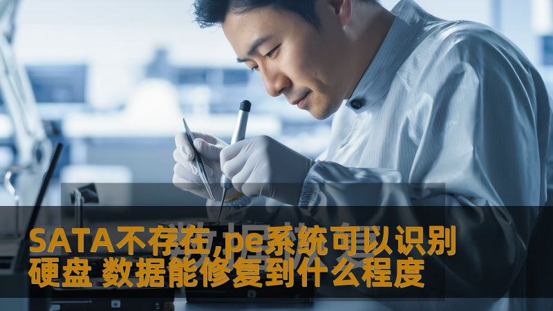 SATA不存在,pe系统可以识别硬盘 数据能修复到什么程度
