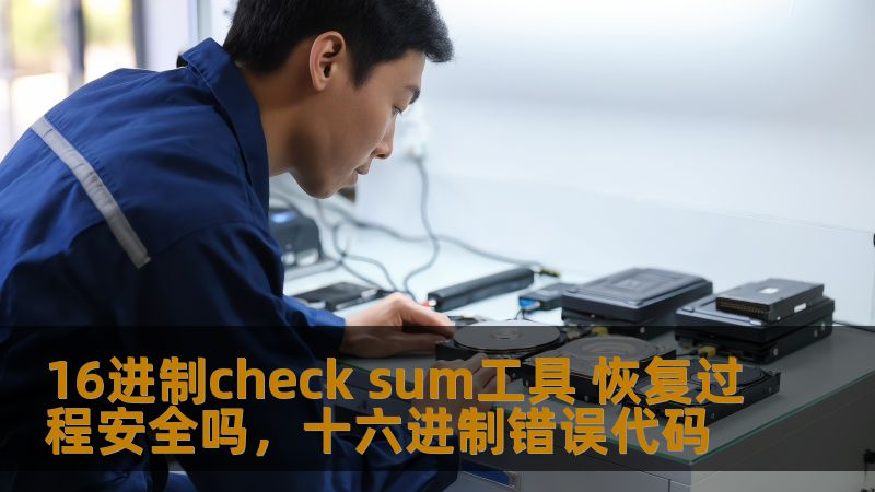 随着信息技术的快速发展，16进制校验和工具在数据恢复和传输中扮演着越来越重要的角色。本文将深入探讨16进制校验和工具的工作原理，以及在数据恢复过程中，如何保障安全性，让用户无后顾之忧。