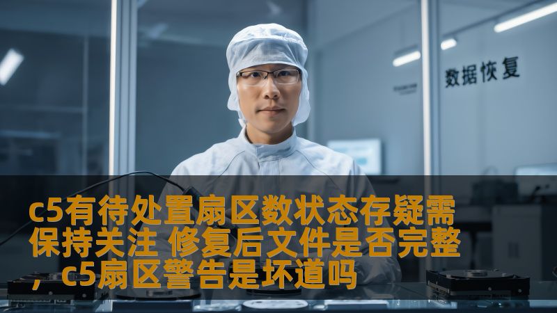 c5有待处置扇区数状态存疑需保持关注 修复后文件是否完整，c5扇区警告是坏道吗