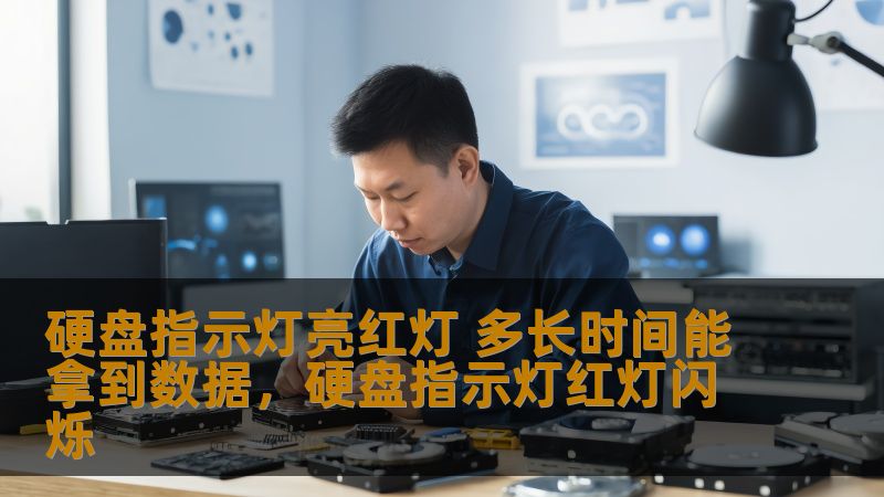 硬盘指示灯亮红灯 多长时间能拿到数据，硬盘指示灯红灯闪烁