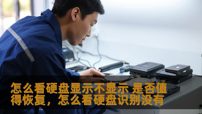 怎么看硬盘显示不显示 是否值得恢复，怎么看硬盘识别没有