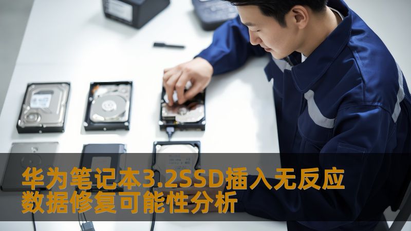 华为笔记本3.2SSD插入无反应数据修复可能性分析