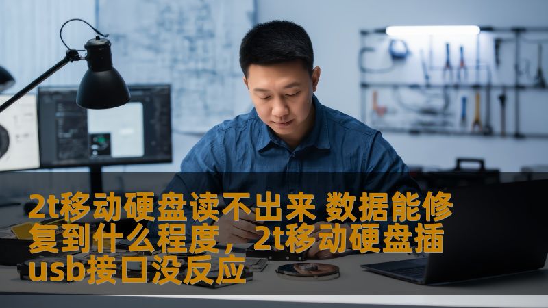 2t移动硬盘读不出来 数据能修复到什么程度，2t移动硬盘插usb接口没反应