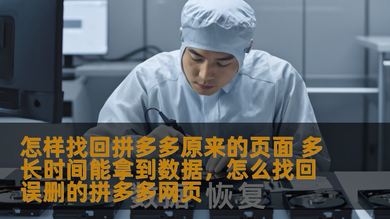 怎样找回拼多多原来的页面 多长时间能拿到数据，怎么找回误删的拼多多网页