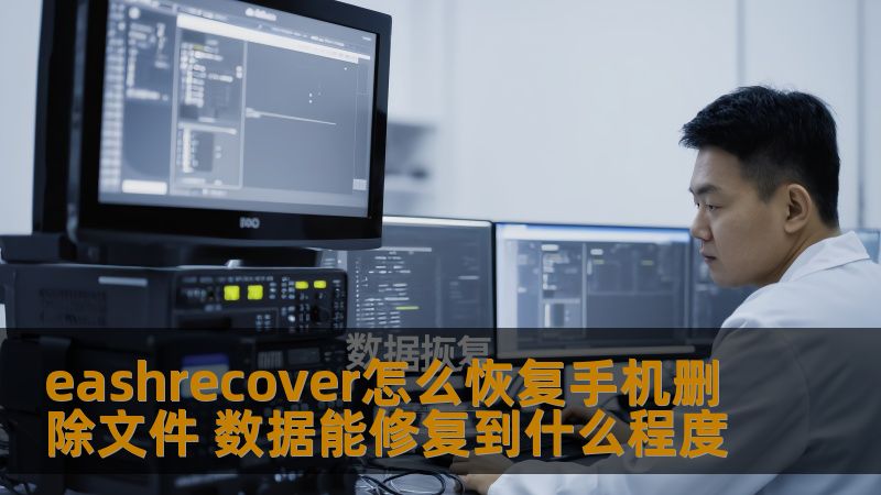 eashrecover怎么恢复手机删除文件 数据能修复到什么程度
