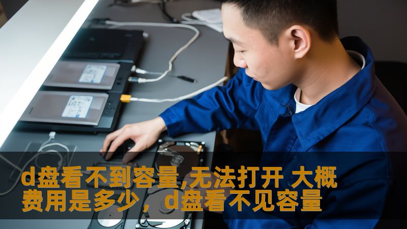 d盘看不到容量,无法打开 大概费用是多少，d盘看不见容量