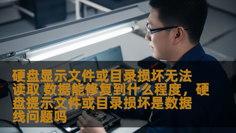 硬盘损坏是现代人常见的技术问题，尤其是当文件或目录损坏导致无法读取时，很多用户会感到困惑。本文将深入探讨硬盘损坏数据能修复到什么程度，帮助用户更好地了解修复过程和数据恢复的可行性。