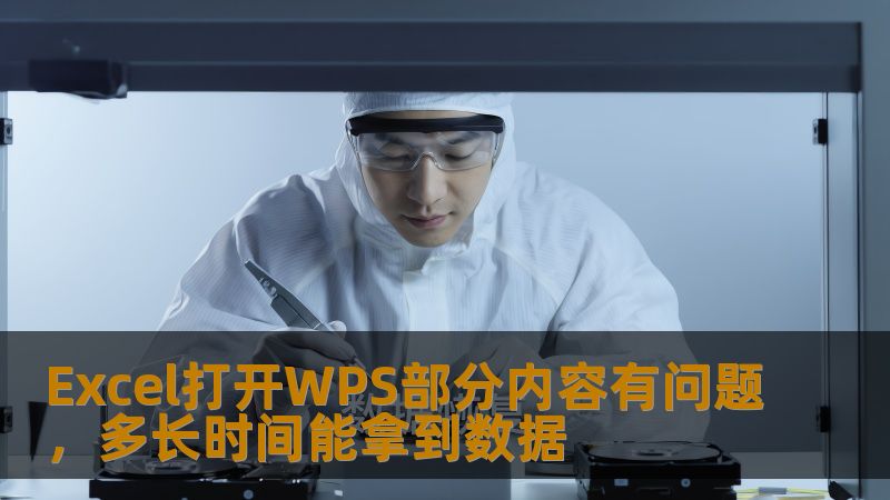 Excel打开WPS部分内容有问题，多长时间能拿到数据