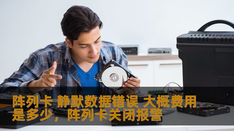 阵列卡 静默数据错误 大概费用是多少，阵列卡关闭报警