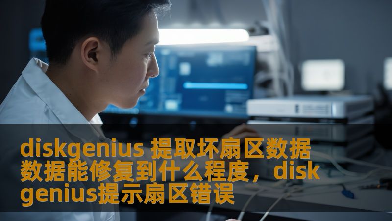 diskgenius 提取坏扇区数据 数据能修复到什么程度，diskgenius提示扇区错误