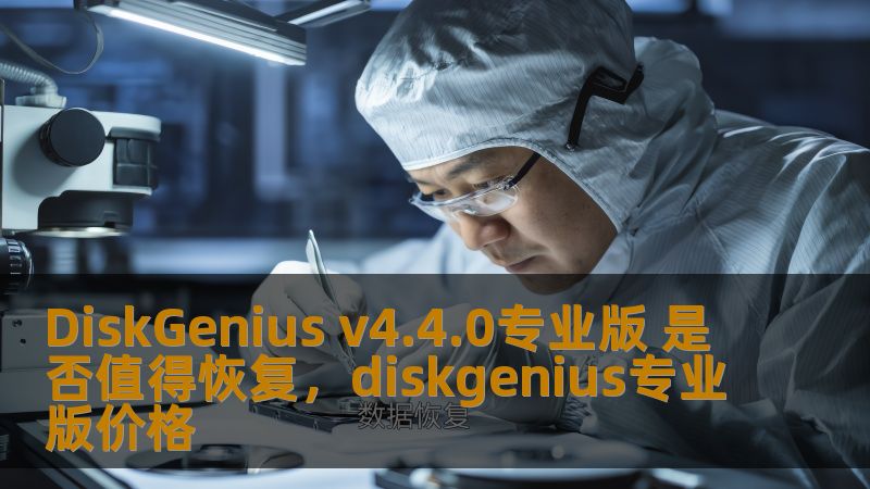 DiskGenius v4.4.0专业版 是否值得恢复，diskgenius专业版价格