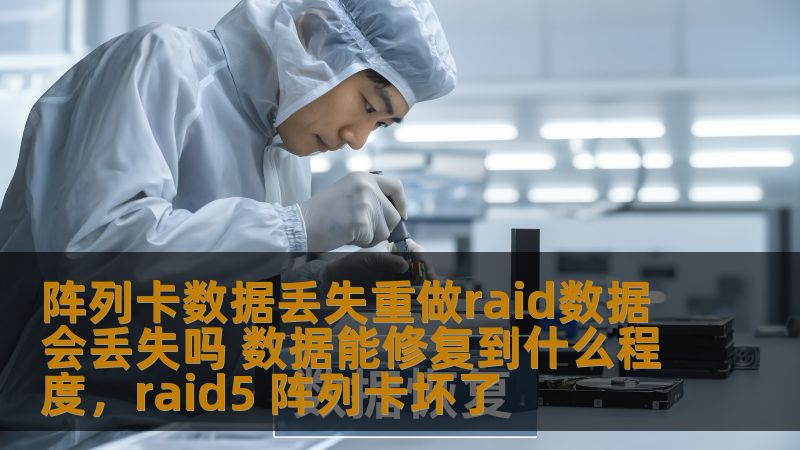 阵列卡数据丢失重做raid数据会丢失吗 数据能修复到什么程度，raid5 阵列卡坏了