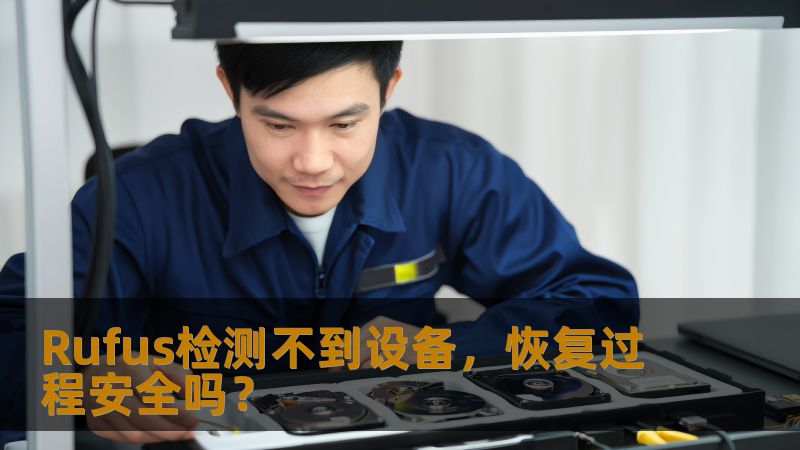 Rufus检测不到设备,恢复过程安全吗? Rufus检测不到设备,恢复过程安全吗?