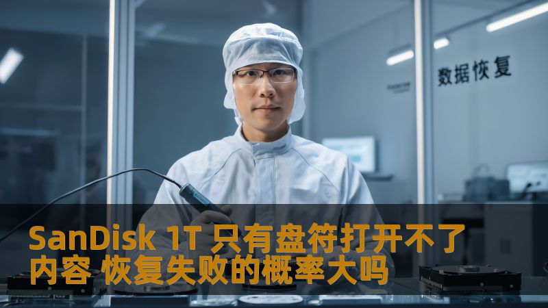 SanDisk 1T 只有盘符打开不了内容 恢复失败的概率大吗