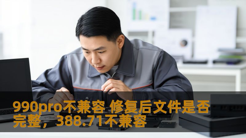 990pro不兼容 修复后文件是否完整，388.71不兼容