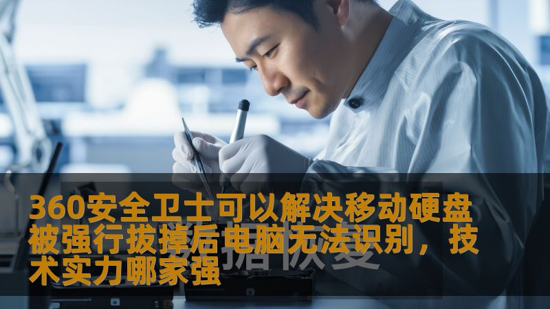 360安全卫士可以解决移动硬盘被强行拔掉后电脑无法识别，技术实力哪家强