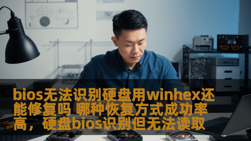 bios无法识别硬盘用winhex还能修复吗 哪种恢复方式成功率高，硬盘bios识别但无法读取