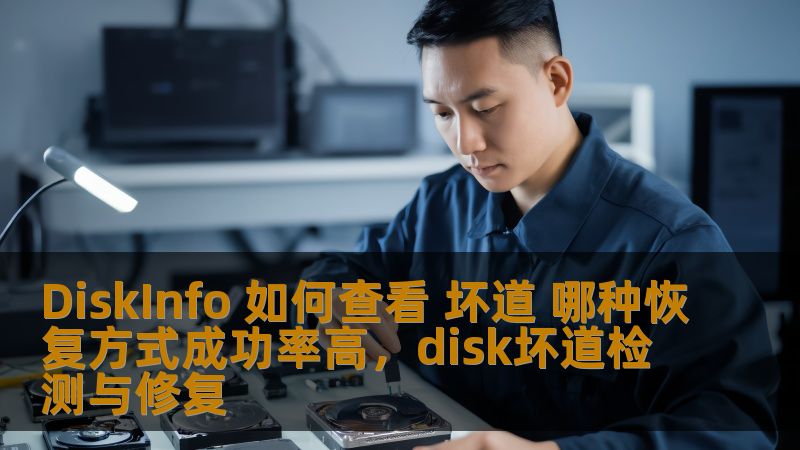 DiskInfo 如何查看 坏道 哪种恢复方式成功率高，disk坏道检测与修复
