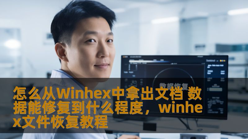 怎么从Winhex中拿出文档 数据能修复到什么程度，winhex文件恢复教程
