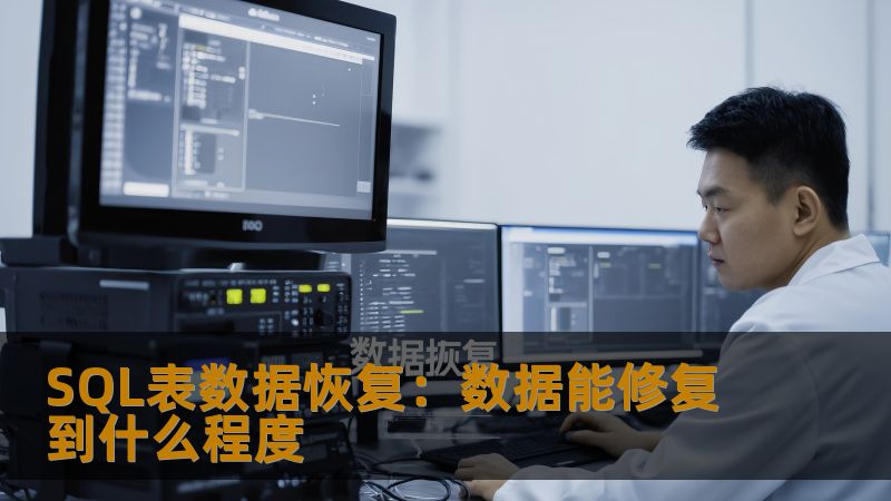 SQL表数据恢复：数据能修复到什么程度