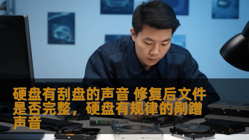 硬盘有刮盘的声音 修复后文件是否完整，硬盘有规律的剐蹭声音
