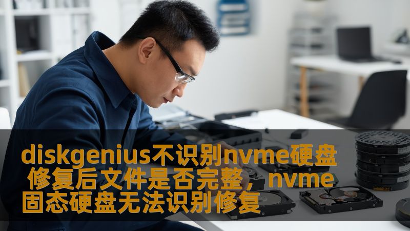 diskgenius不识别nvme硬盘 修复后文件是否完整，nvme固态硬盘无法识别修复