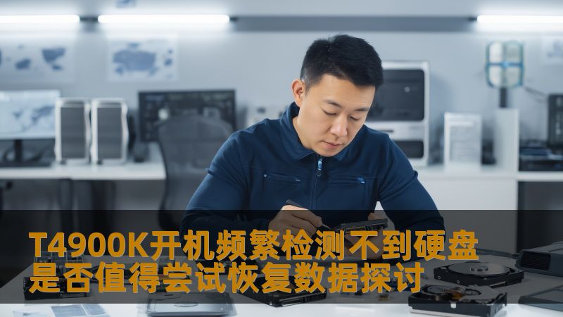 T4900K开机频繁检测不到硬盘是否值得尝试恢复数据探讨