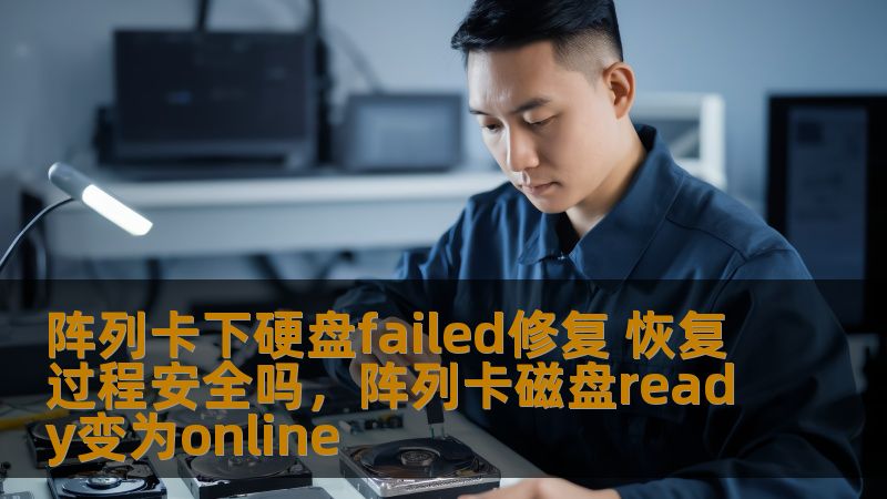 阵列卡下硬盘failed修复 恢复过程安全吗,阵列卡磁盘ready变为online 阵列卡下硬盘failed修复 恢复过程安全吗,阵列卡磁盘ready变为online