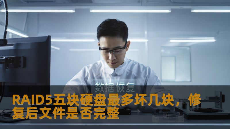 RAID5五块硬盘最多坏几块，修复后文件是否完整