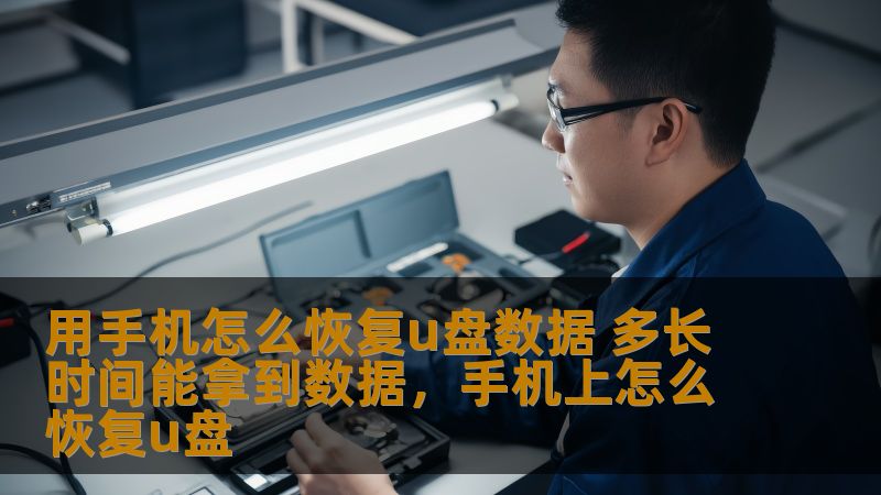 用手机怎么恢复u盘数据 多长时间能拿到数据，手机上怎么恢复u盘