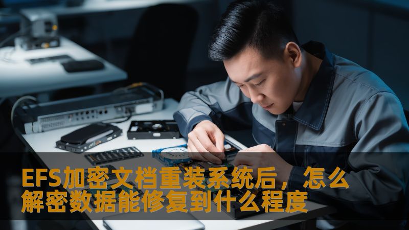 EFS加密文档重装系统后，怎么解密数据能修复到什么程度