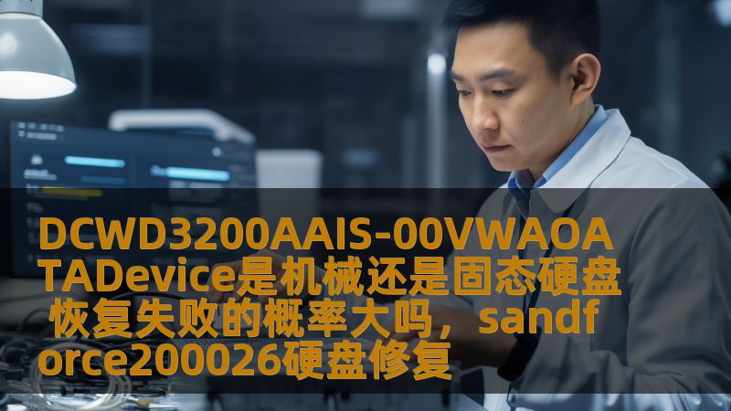 DCWD3200AAIS-00VWAOATADevice是机械还是固态硬盘 恢复失败的概率大吗，sandforce200026硬盘修复