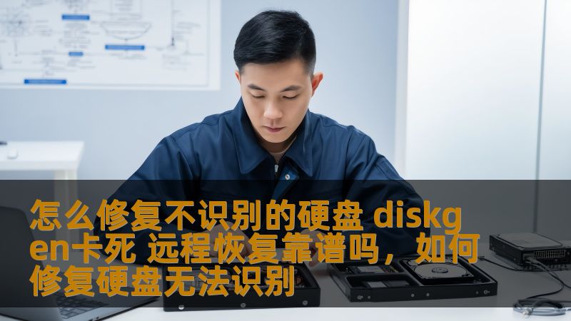 硬盘不识别、Diskgen卡死问题困扰不少用户，本文将为您提供详细的解决方案，并探讨远程恢复是否靠谱。