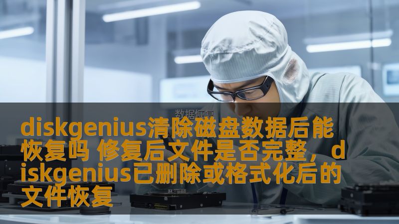 在使用DiskGenius清除磁盘数据后，很多人都疑虑是否可以恢复数据，恢复后的文件是否能保持完整。本文将为您详细解析这一问题，帮助您了解数据恢复的可能性及其效果。