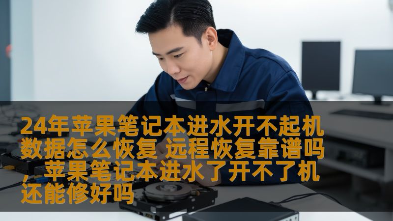 24年苹果笔记本进水开不起机数据怎么恢复 远程恢复靠谱吗，苹果笔记本进水了开不了机还能修好吗