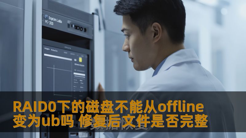 探讨RAID0下磁盘无法从offline状态恢复为正常的原因及修复后数据完整性问题，提供详细的操作步骤和实战案例。