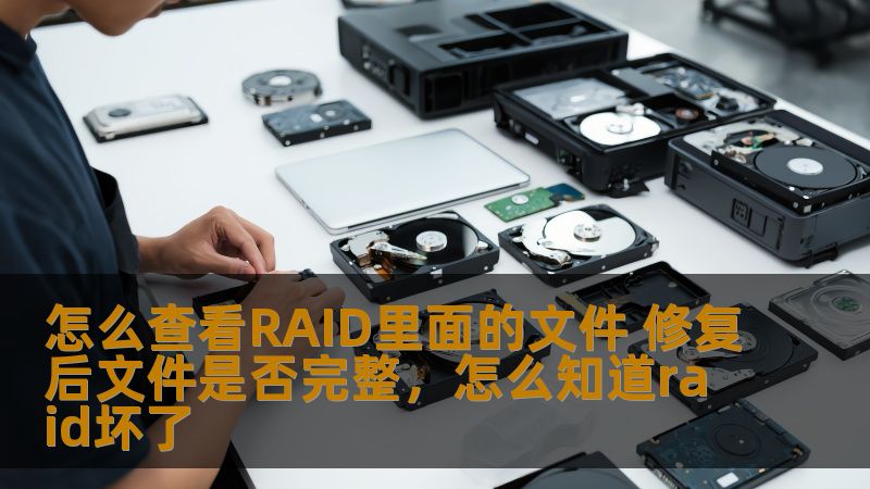 怎么查看RAID里面的文件 修复后文件是否完整，怎么知道raid坏了