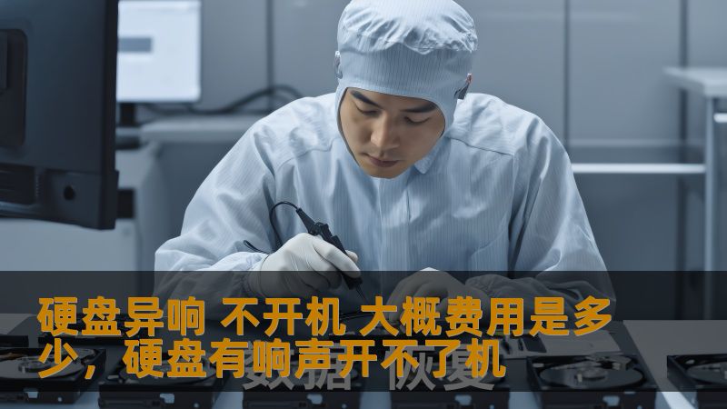 硬盘异响 不开机 大概费用是多少，硬盘有响声开不了机
