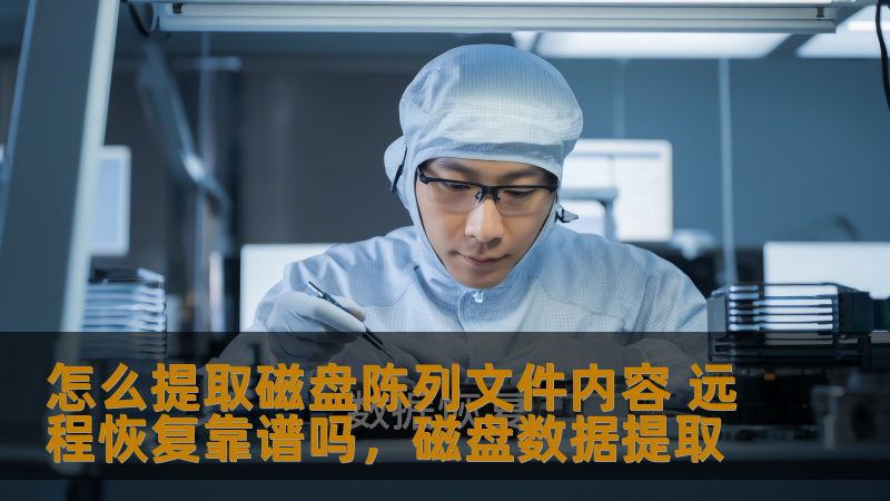 怎么提取磁盘陈列文件内容 远程恢复靠谱吗，磁盘数据提取