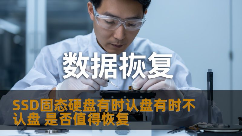 SSD固态硬盘有时认盘有时不认盘 是否值得恢复