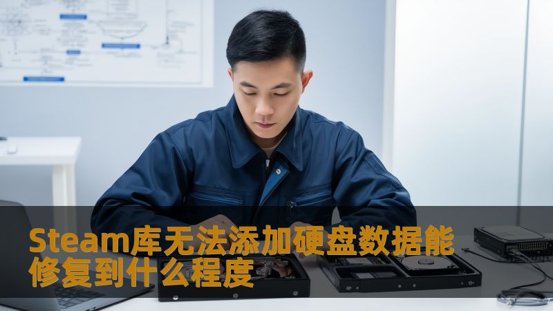 Steam库无法添加硬盘数据能修复到什么程度