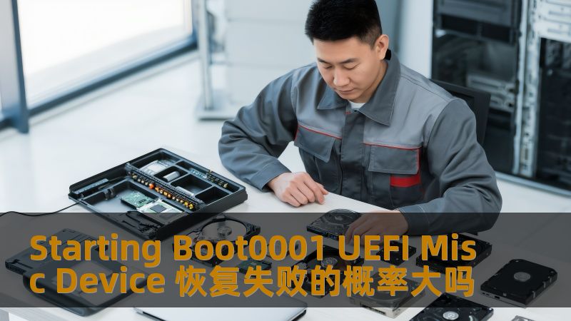 Starting Boot0001 UEFI Misc Device 恢复失败的概率大吗 Starting Boot0001 UEFI Misc Device 恢复失败的概率大吗