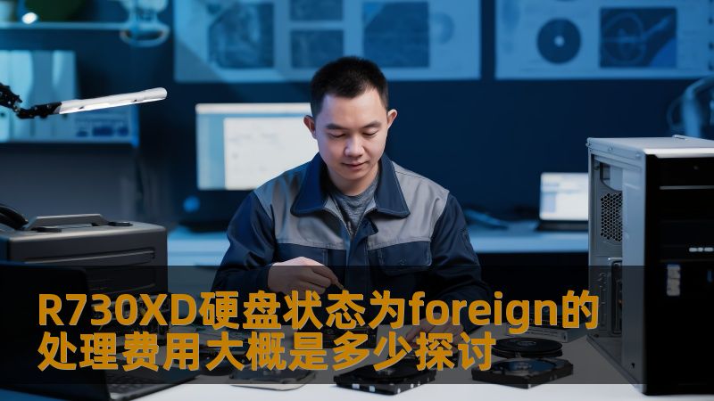 R730XD硬盘状态为foreign的处理费用大概是多少探讨