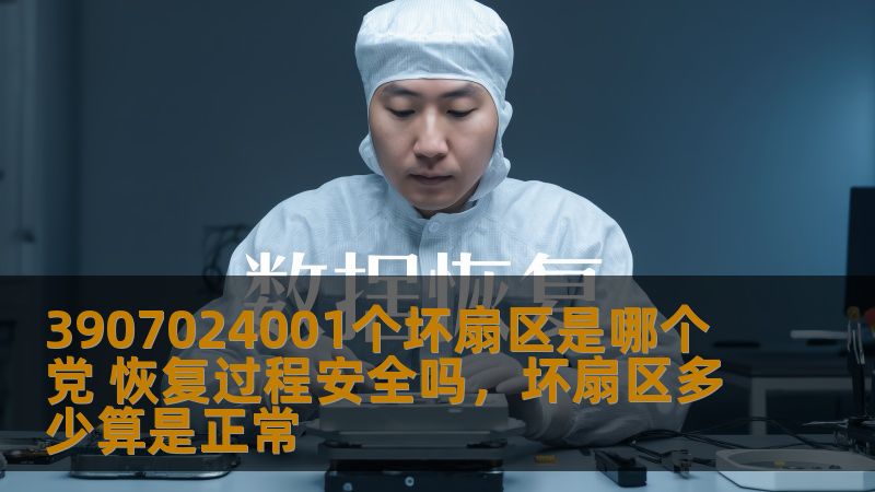 3907024001个坏扇区是哪个党 恢复过程安全吗，坏扇区多少算是正常