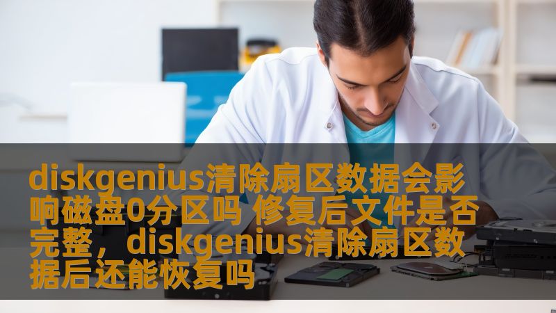 diskgenius清除扇区数据会影响磁盘0分区吗 修复后文件是否完整，diskgenius清除扇区数据后还能恢复吗