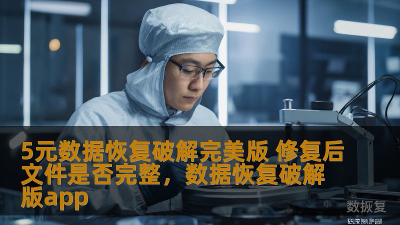 5元数据恢复破解完美版 修复后文件是否完整，数据恢复破解版app