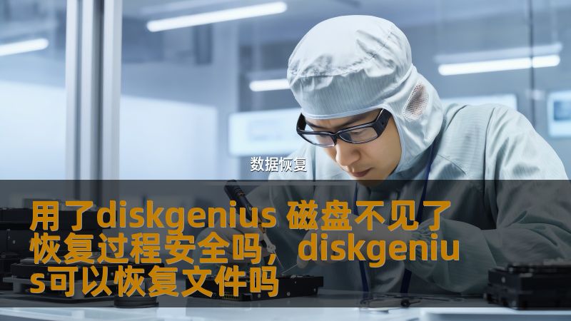 用了diskgenius 磁盘不见了 恢复过程安全吗，diskgenius可以恢复文件吗