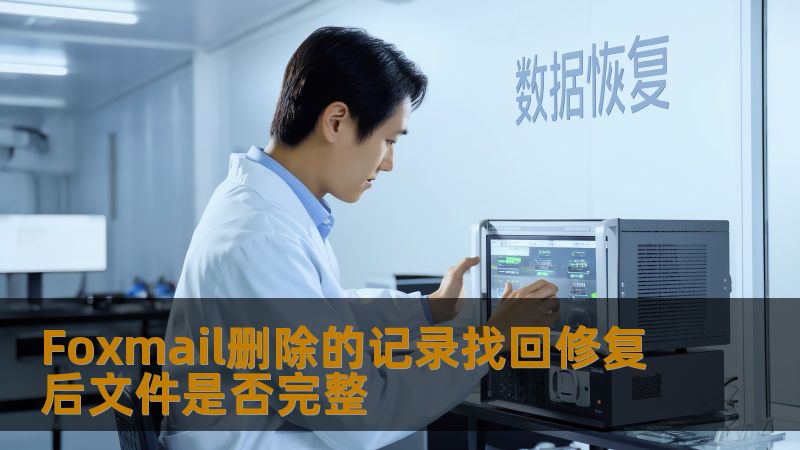 Foxmail删除的记录找回修复后文件是否完整 Foxmail删除的记录找回修复后文件是否完整