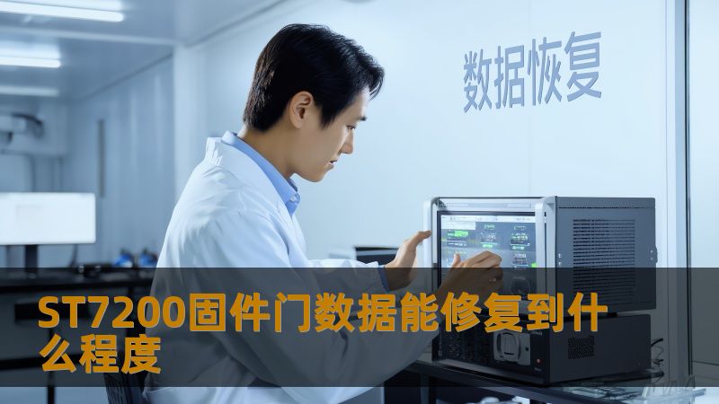 探讨ST7200固件门数据修复能力，分析常见故障及恢复案例，帮助用户了解数据修复的实际效果。