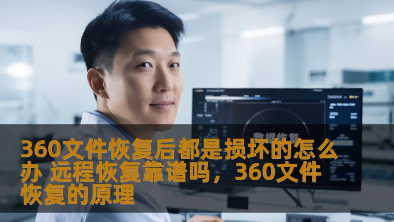 360文件恢复后都是损坏的怎么办 远程恢复靠谱吗，360文件恢复的原理
